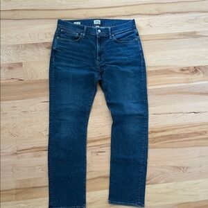J. Crew Men's Dark Blue Straight Jeans